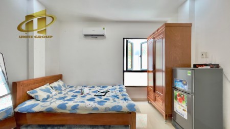 Căn hộ studio rộng rãi cửa sổ thoáng full nội thất chỉ 4x ngay Tân Quy, 27m2