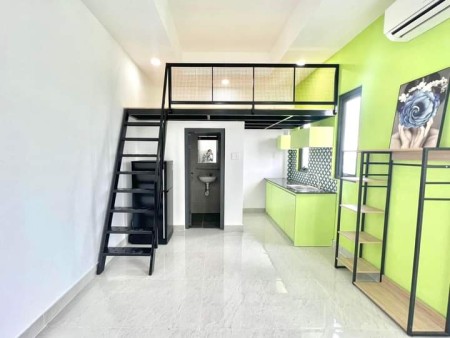CĂN HỘ CHO THUÊ CÓ GÁC GẦN ĐH CÔNG THƯƠNG TÂN PHÚ, 25m2