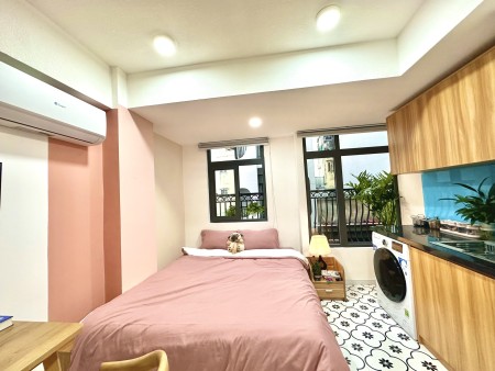 Căn hộ Studio 2 cửa sổ full nội thất gần Lotte Q7, 25m2