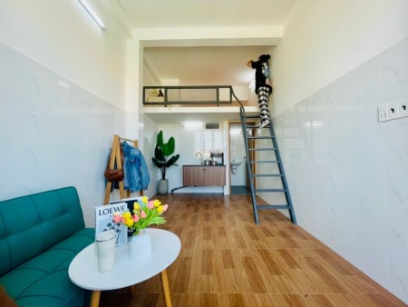 Cho thuê căn hộ mới xây rộng đẹp ở Văn Thân Quận 6, 25m2