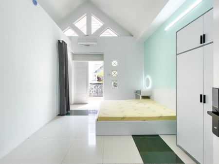 Căn hộ STUDIO có vách ngăn - ban công _ máy giặt riêng, gần Lotte, 35m2