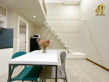 Căn hộ Duplex gác cao Full nội thất sang trọng gần TDT, Rmit, Crescentmall, Vivocity..., 32m2