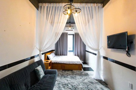 CHDV STUDIO BAN CONG, CỬA SỔ FULL NỘI THẤT TRẦN XUÂN SOẠN Q7 GẦN LOTTE MART, ĐH TDTU, ĐH RMIT, 25m2