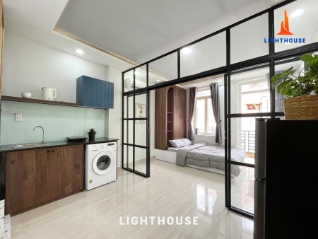 Cho thuê căn hộ 1PN, ban công, Q10, máy giặt riêng, gần SVĐ Phú Thọ, ĐH. Bách Khoa, 40m2