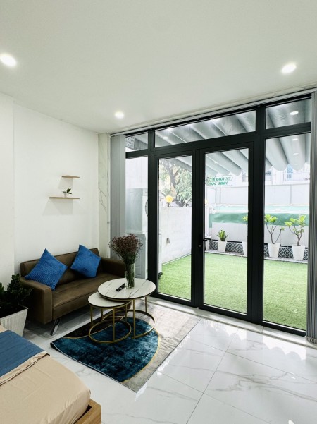 Trống 1PN full nội thất, Ban công, Quận 3, gần Công viên Lê Văn Tám, gần Cầu Bông, 50m2