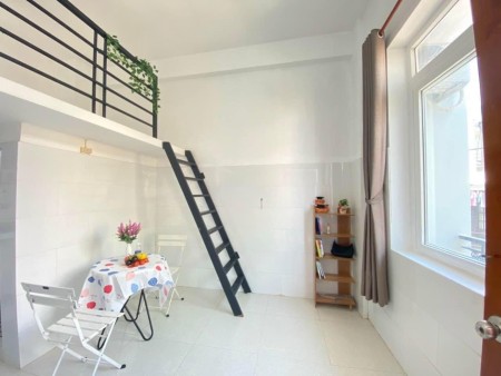 Phòng trọ gác cao, cửa sổ thoáng cho thuê giá rẻ gần sân bay, phường 2, tân bình, 27m2
