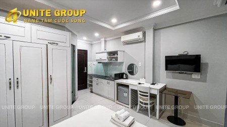 Căn hộ full nội thất tone xám cực chill q7 gần Crescent Mall, Vivo City, TDT, UFM ️, 35m2