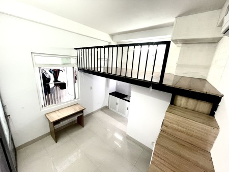 Cho thuê phòng duplex đẹp rộng ở Trương Công Định, P14, Tân Bình, 25m2