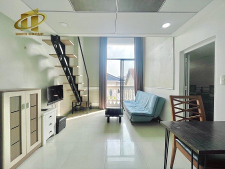 Căn hộ trần cao, đủ nội thất gần TDT, RMIT, UFM, sát Quận 4, 38m2
