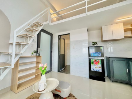 DUPLEX MỚI CÓ CỬA SỔ gác cao M7 Q7 cách Lotte 5’, 30m2