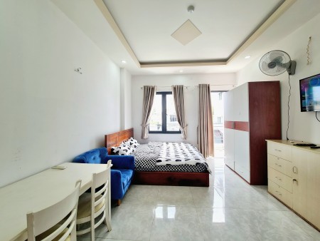 Cho thuê căn hộ Studio cửa sổ lớn Q1 gần Thảo Cẩm Viên, đại học UEF, 45m2