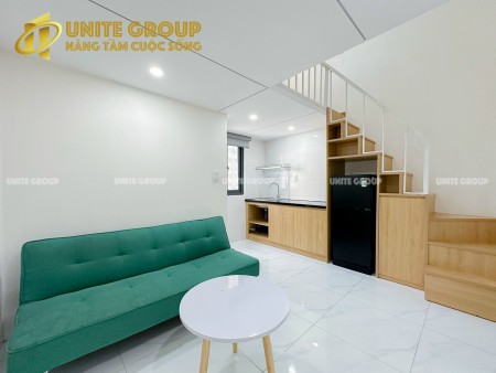 Cho thuê căn hộ mini có gác rộng cửa sổ Gần Crescent Mall, Lotte ĐH tôn đức thắng, 35m2