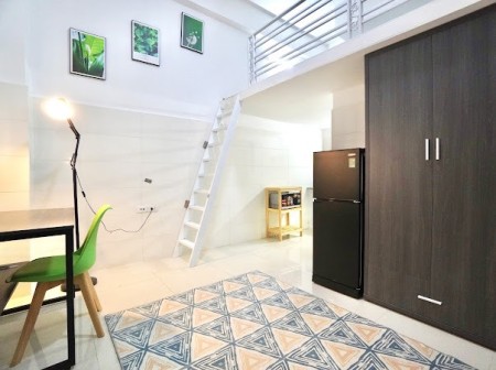 Căn hộ mini cho thuê - Phòng Duplex cửa sổ gần ĐH Tôn Đức Thắng - Lotte - SC Vivo, 35m2