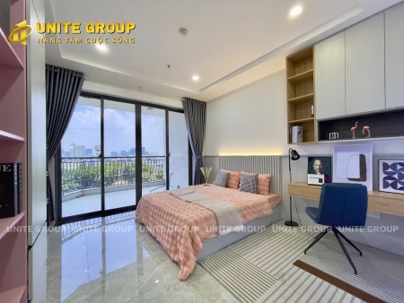 CHO THUÊ CĂN HỘ 1 PHÒNG NGỦ BAN CÔNG VIEW SÔNG NGAY TRUNG TÂM Q7, 60m2