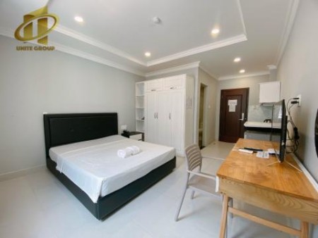 Cho thuê căn hộ studio gần đh TDT, rmit, Lotte.. Free mịn chi phí dịch vụ, 35m2