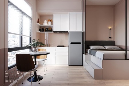 CHDV ngay Chợ Tân Mỹ Q7 đầy đủ nội thất gần các trường DH TDT RMIT UFM, khu ăn vặt sv đường đôi, 30m2