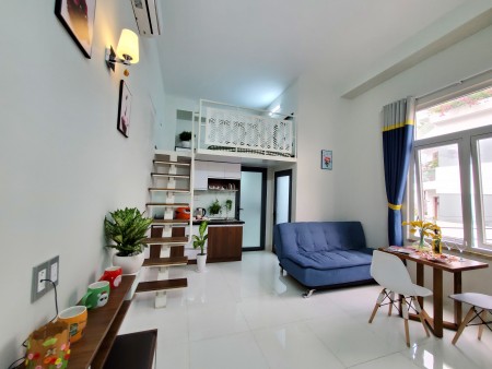 Duplex cửa sổ, Full nội thất, Gác cao, phòng rộng gần TDTu, RMIT, LOtte Mart, 35m2