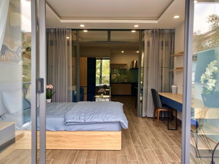 Căn 1pn có Bancon lớn full nội thất đẹp giá từ 5tr5 tại Q7 gần cầu Phú Mỹ, kcx Tân Thuận, crescent…, 35m2