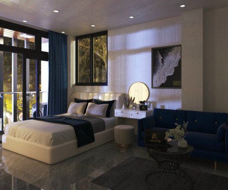 Trống sẵn căn hộ 1PN, Ban công , full Nội thất, Lý Chính Thắng,Q.3, 50m2