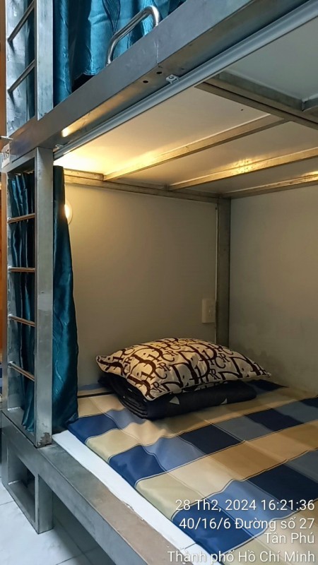 Phòng KTX 4 người chỉ 1,3tr trọn gói cạnh Đh Công Thương Tân Phú, 30m2