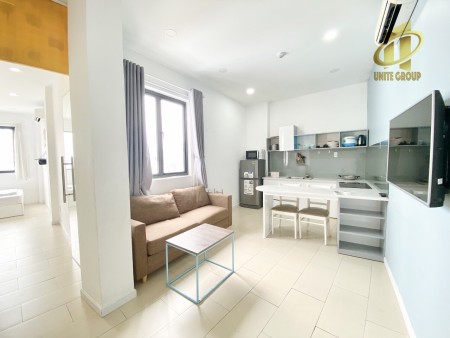 TRỐNG SẴN CĂN HỘ 1 PHÒNG NGỦ ĐẦY ĐỦ NỘI THẤT DỌN VÀO Ở LIỀN NGAY CẦU NGUYỄN VĂN CỪ, 50m2