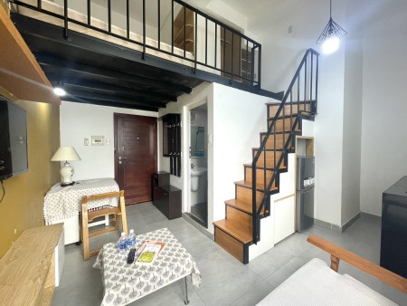 Căn Hộ Gác Máy Giặt Riêng Lý Phục Man Q7 gần ĐH UFM , KCX Tân Thuận , cầu Tân Thuận, 35m2