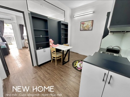 Cho thuê căn hộ 1PN, Q1, ban công, máy giặt riêng, gần CV Lê Văn Tám, chợ Tân Định, cầu Bông, 45m2