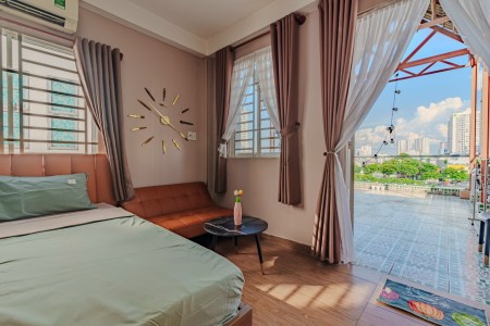 Căn Studio Ban Công Bình Thạnh Gần Trung Tâm, 50m2