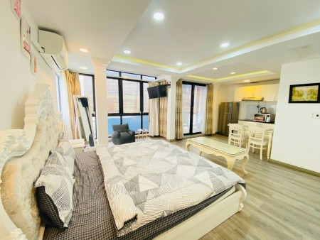 Cho thuê căn hộ studio ban công, Q1 gần cầu Thị Nghè, Thảo Cầm Viên, ĐH. Mở Cs2, 40m2