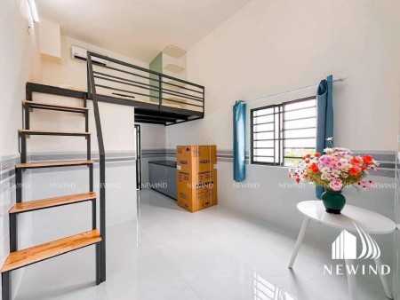 Phòng trọ 35m2 gác cao, sẵn máy lạnh_cửa sổ trời gần AEON Tân Phú, 35m2