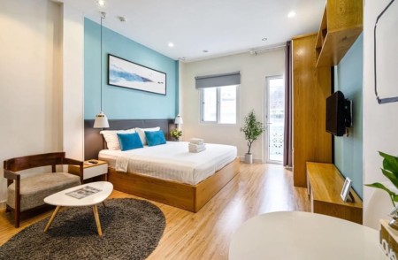 Cho thuê căn hôn Studio, CMT8 Q1 gần chợ Bến Thành, Cv 23/9, 40m2
