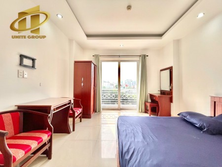 Studio full nội thất có ban công Không gian thoáng mát tại Bình Thuận, Q7gần KCX Tân Thuận, ĐH UFM…, 35m2