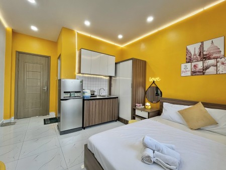 CHO THUÊ CĂN HỘ DỊCH VỤ TẠI TÂN QUY Q7 - STUDIO BAN CÔNG, 30m2