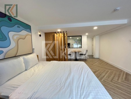 Căn hộ nằm trong khu Phú Mỹ Hưng với thiết kế hiện đại và sang trọng, 40m2
