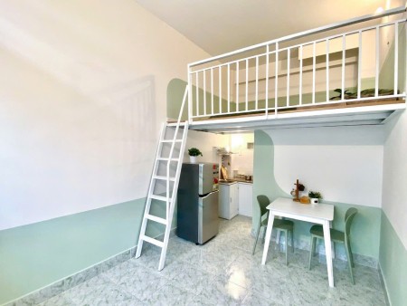 TRỐNG SẴN DUPLEX MÁY GIẶT RIÊNG GẦN ĐH TÀI CHÍNH MARKETING QUẬN 7, 30m2