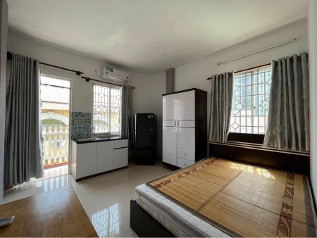 Cho Thuê Căn Hộ Studio, ban công, cửa sổ Nguyễn Văn Thủ Q1, gần công viên Lê Văn Tám, 30m2