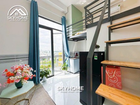 Duplex ban công thoáng mát ngay cầu Tân Thuận qua q4 rất gần, 30m2