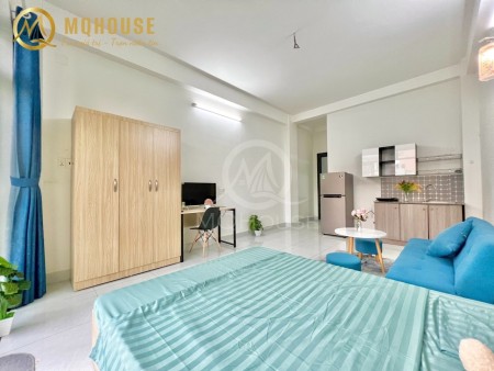 Trống sẵn 1 căn studio ban công 40m2 gần Etown, 40m2