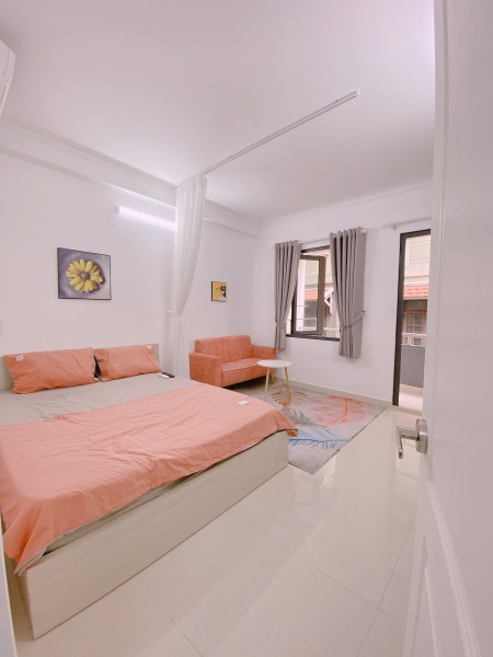 CHO THUÊ CĂN 1PN TÁCH BẾP QUẬN 1 BAN CÔNG THOÁNG, 40m2