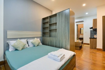 Căn hộ studio full nội thất gần vòng xoay Lăng Cha Cả quận Tân Bình, 35m2