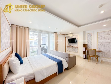 Cho thuê căn hộ Studio ban công ngắn hạn, dài hạn gần Lotte, Phú mỹ hưng Q7, 35m2