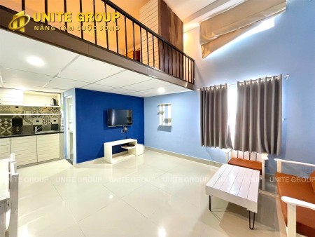 Duplex gác CaO Rộng Q7 cho nhóm bạn, có thể đi bộ qua TDTU, 40m2