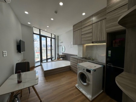 Cho thuê căn hộ studio Q4, mới 100%, gần ĐH Luật, Nguyễn Tất Thành, Nhà thờ Xóm Chiếu, 35m2
