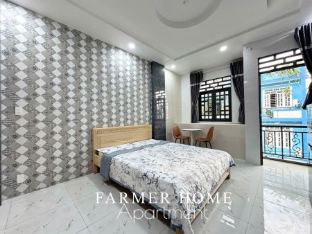 Cho thuê căn hộ studio ban công, Q8, mới 100%, gần UEH B, ĐH Khoa Học Tự Nhiên, cầu Nguyễn Văn Cừ, 35m2