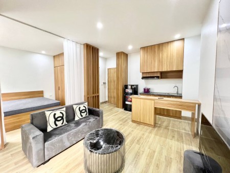 Cho thuê căn hộ tại 466 Bưởi, Ba Đình. 40m2, 1 khách 1 ngủ - Full nội thất, 40m2