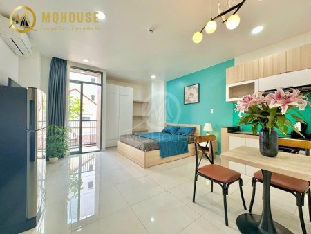 CHO THUÊ CĂN HỘ FULL NỘI THẤT, BAN CÔNG THOÁNG MÁT NGAY KHU SÂN BAY, 40m2