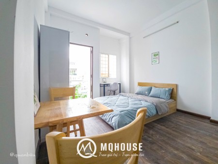 Cho Thuê Phòng Trọ Quận 10, Ban Công, Cửa Sổ, Đầy đủ nội thất, 35m2