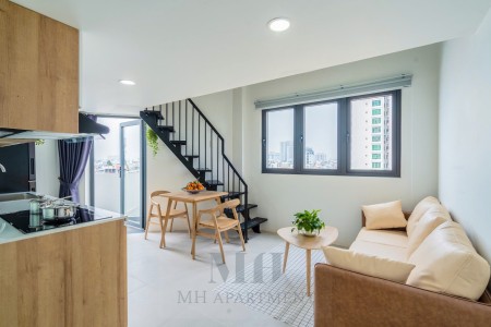 DUPLEX GÁC CAO NỘI THẤT TRẺ TRUNG BAN CÔNG CỰC CHILL VÀO BAN ĐÊM, 30m2