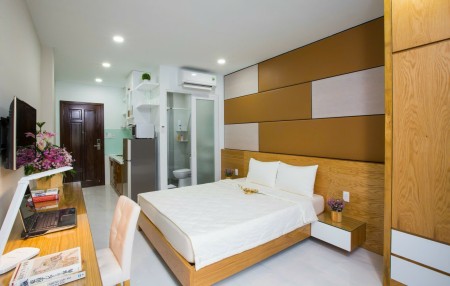 Cho thuê căn hộ dịch vụ, Trần Quang Khải, Quận 1 gần Nhà thờ Tân định, 30m2