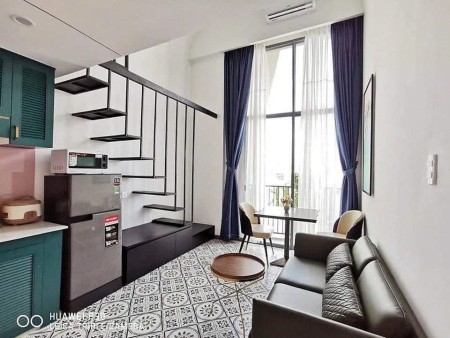 Chdv Studio/ Duplex ban công tại Q7, có hồ bơi, nhà hàng - Gần DH Tôn Đức Thắng, Rmit, Ufm, 32m2